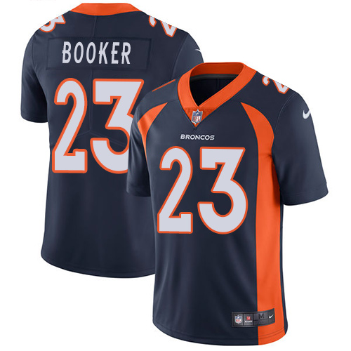 2019 men Denver Broncos #23 Booker blue Nike Vapor Untouchable Limited NFL Jersey